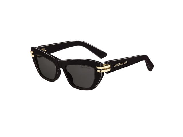 Dior Dior Cdior B2U Black Butterfly Sunglasses In Acetate Frame With Gray Lenses - view 2