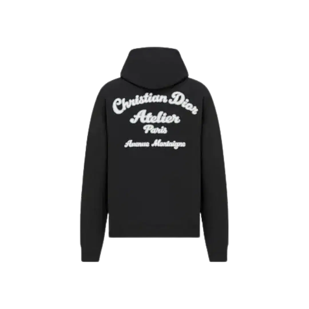 Dior Dior Christian Dior Atelier Hooded Sweatshirt Black
