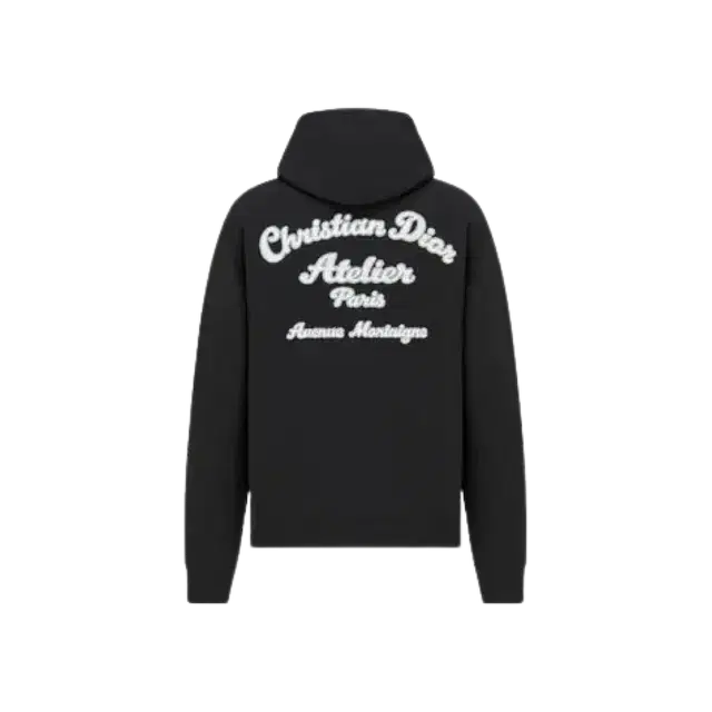 Dior Dior Christian Dior Atelier Hooded Sweatshirt Black - view 2