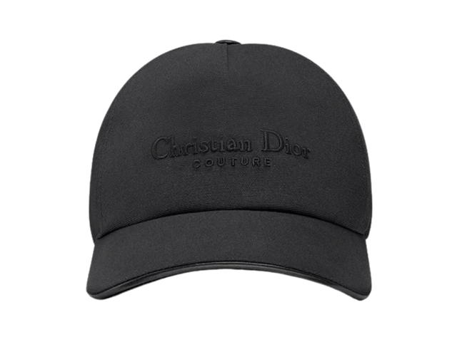 Dior Dior Christian Dior Couture Baseball Cap Black Cotton Canvas - view 1