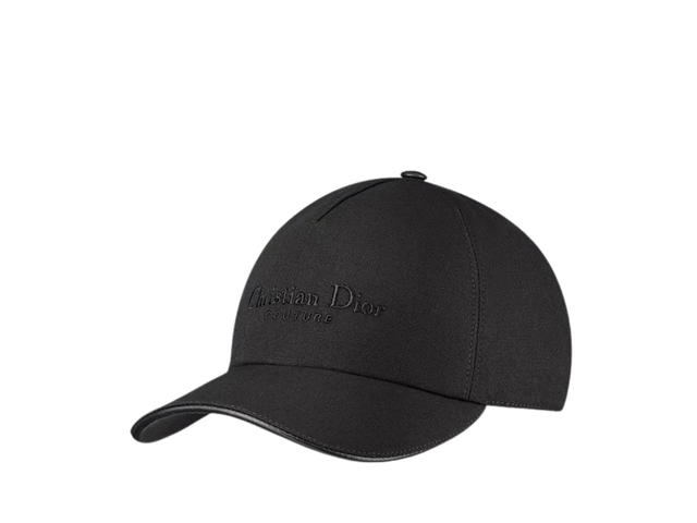 Dior Dior Christian Dior Couture Baseball Cap Black Cotton Canvas - view 3