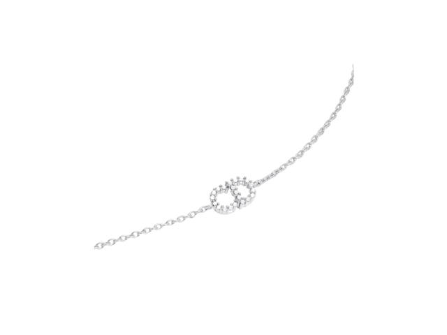 Dior Dior Clair D Lune Bracelet In Silver-Finish Metal With White Crystals - view 2