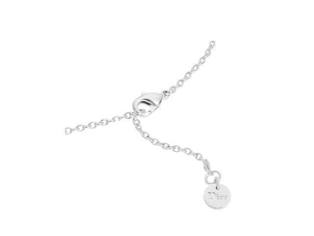 Dior Dior Clair D Lune Bracelet In Silver-Finish Metal With White Crystals - view 3