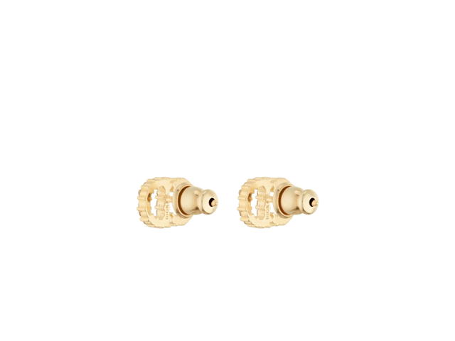 Dior Dior Clair D Lune Earrings In Gold-Finish Metal With White Crystals - view 3