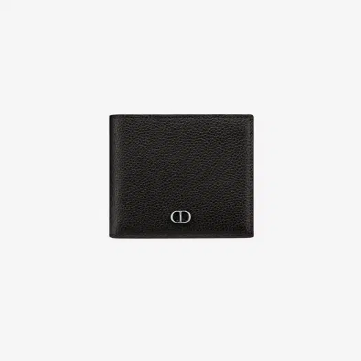 Buy Dior Compact Wallet Grained Calfskin & CD Icon Signature Black at Sasom – Authentic and Ready to Ship