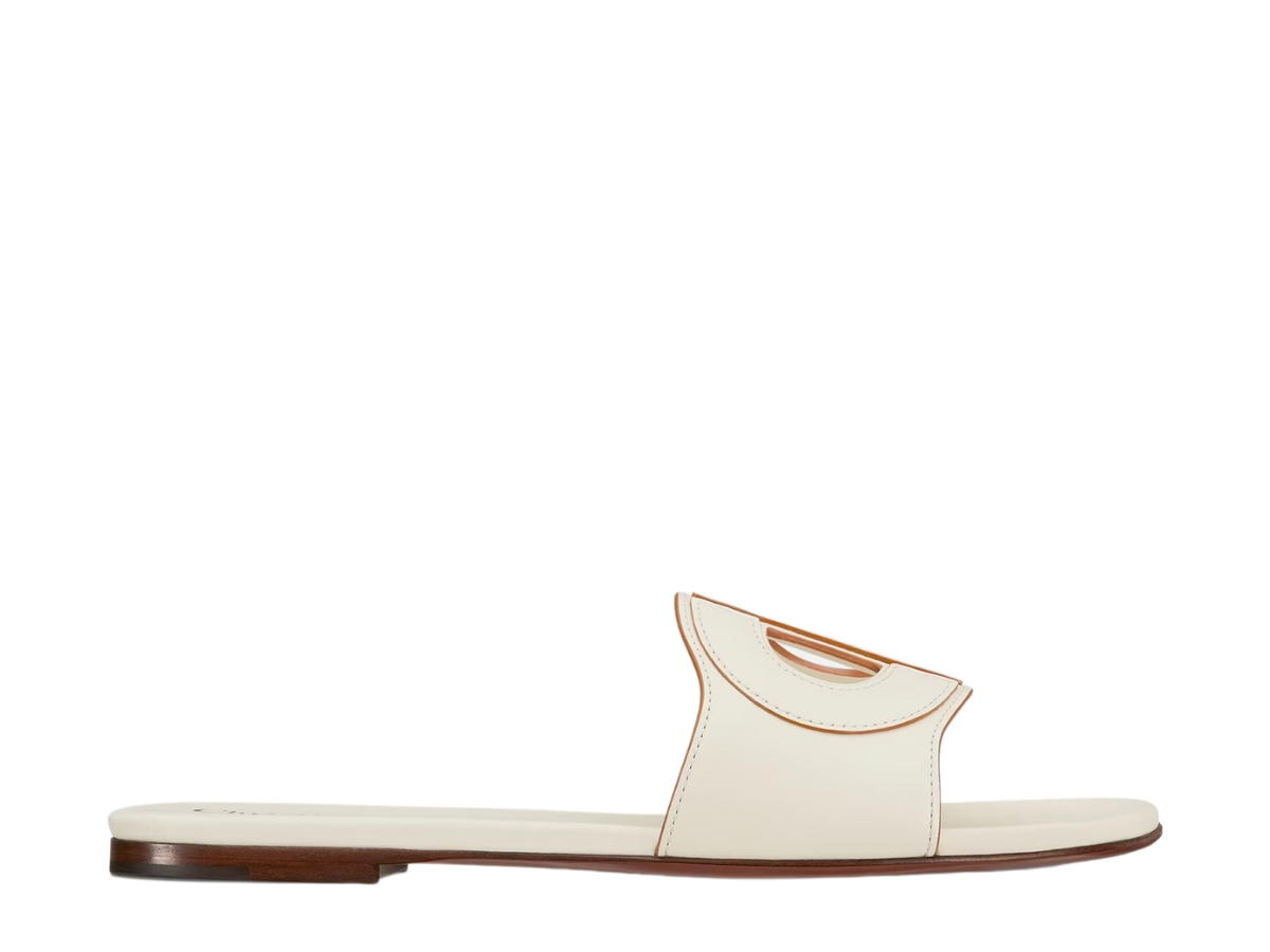 Dior Dior D-Club Slide In White Calfskin