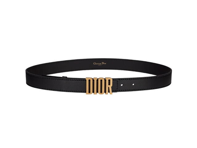 Dior Dior D-Fence Belt Black Smooth Calfskin 30 MM - view 1