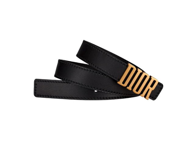 Dior Dior D-Fence Belt Black Smooth Calfskin 30 MM - view 2