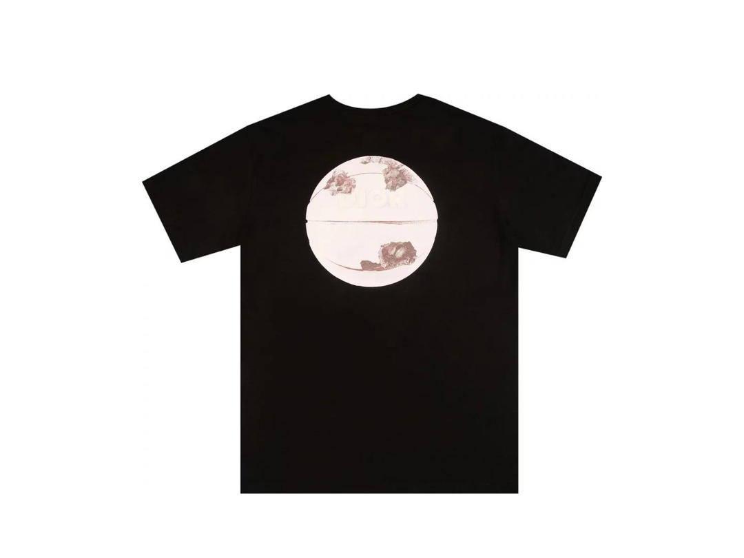 Dior Dior Daniel Arsham Eroded CD Basketball 3D Print Tee Black