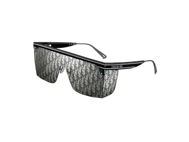 Dior Dior Diorclub M1U Black Dior Oblique Mask Sunglasses - view 3