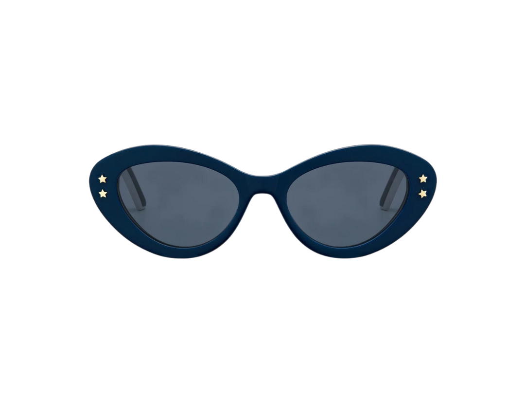 Dior DiorPacific B1U Sunglasses In Blue Acetate Frame With Gold-Tone Logo