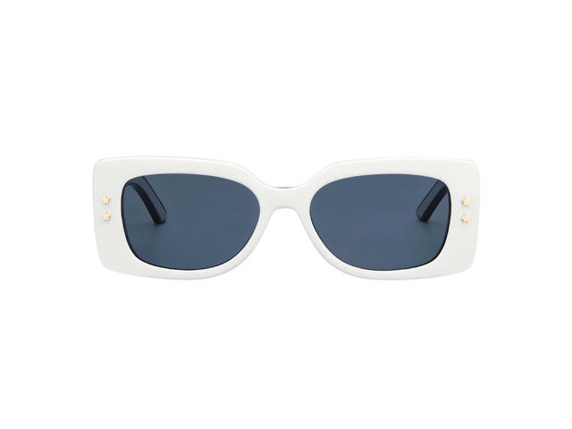 Dior Dior DiorPacific S1U In White Square Sunglasses With Blue Lenses - view 1