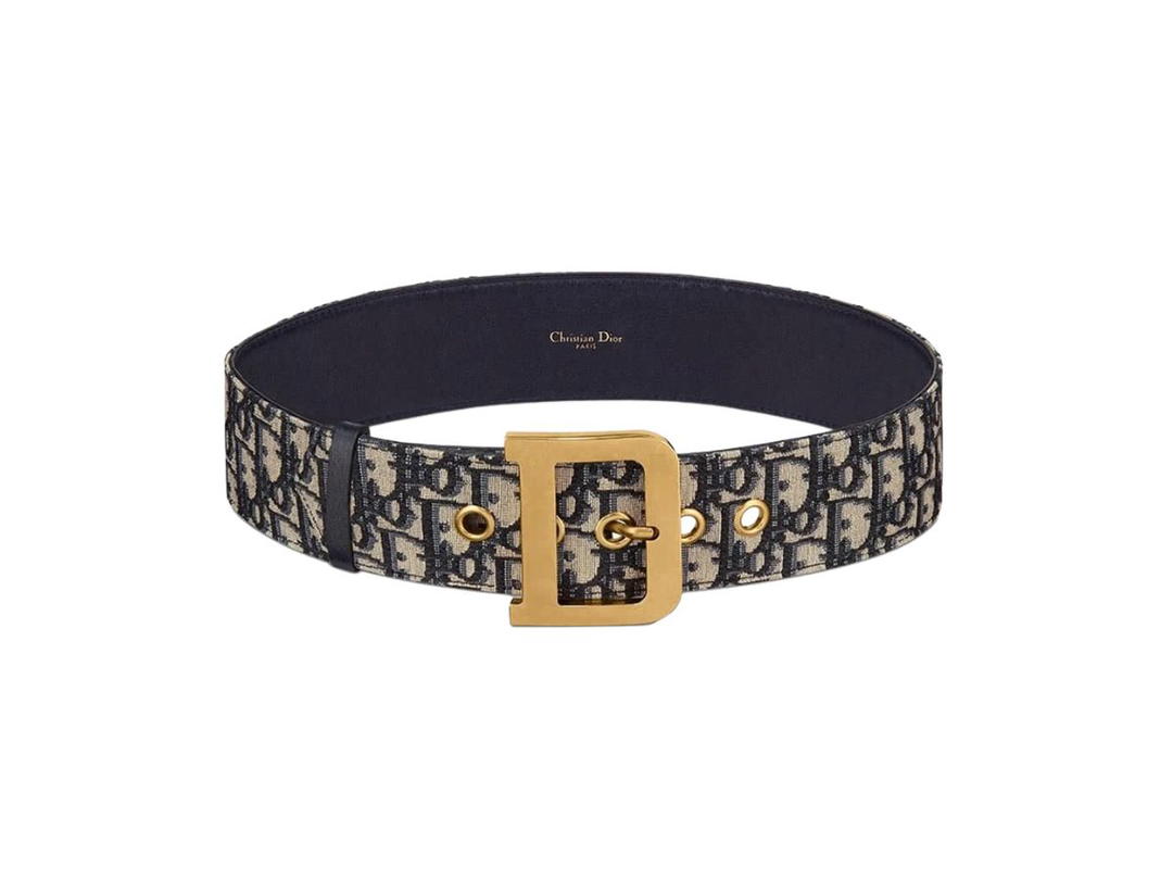Dior Dior Diorquake Belt Blue Dior Oblique Jacquard 55 MM