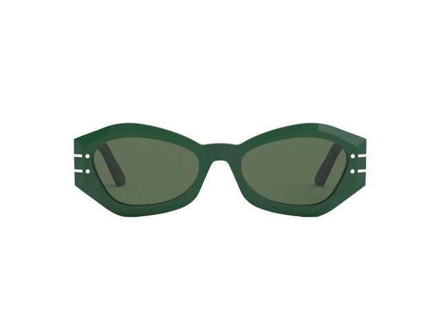 Dior Dior Diorsignature B1U Round Sunglasses Green - view 1