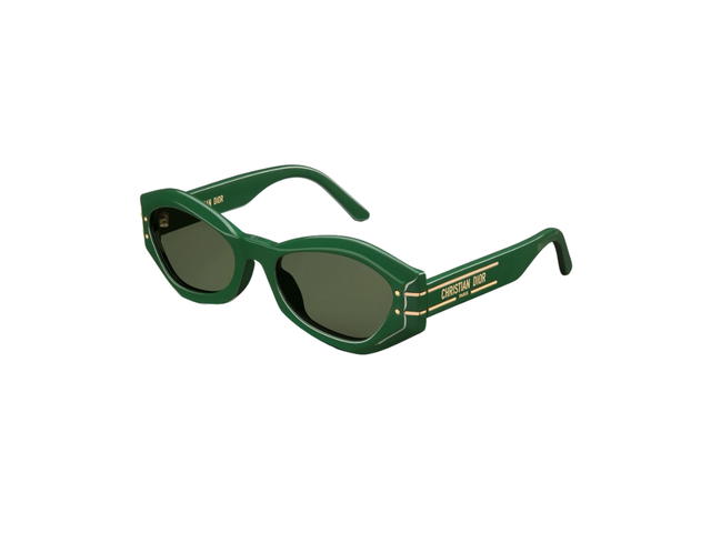 Dior Dior Diorsignature B1U Round Sunglasses Green - view 2