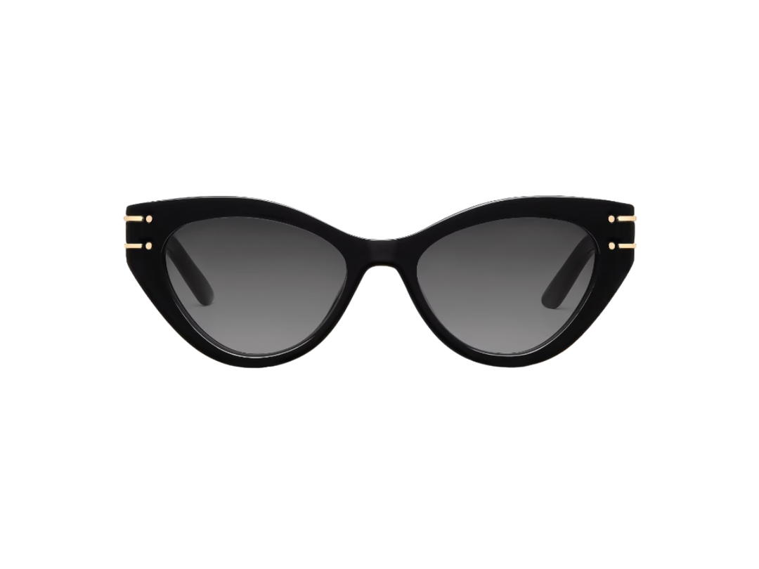 Dior Dior Diorsignature B7I Butterfly Sunglasses In Black Acetate Frame With Gray Gradient Lenses