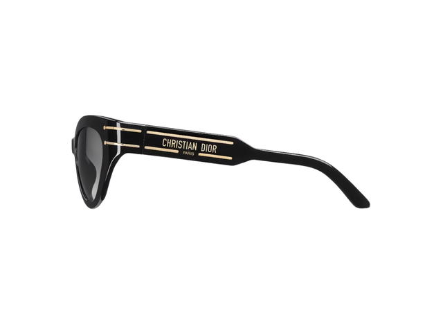 Dior Dior Diorsignature B7I Butterfly Sunglasses In Black Acetate Frame With Gray Gradient Lenses - view 3