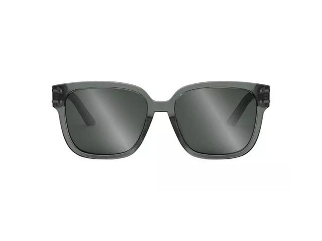 Dior Dior DiorSignature S7F In Transparent Gray Saquare Sunglasses With Gray Gradient Lenses - view 1