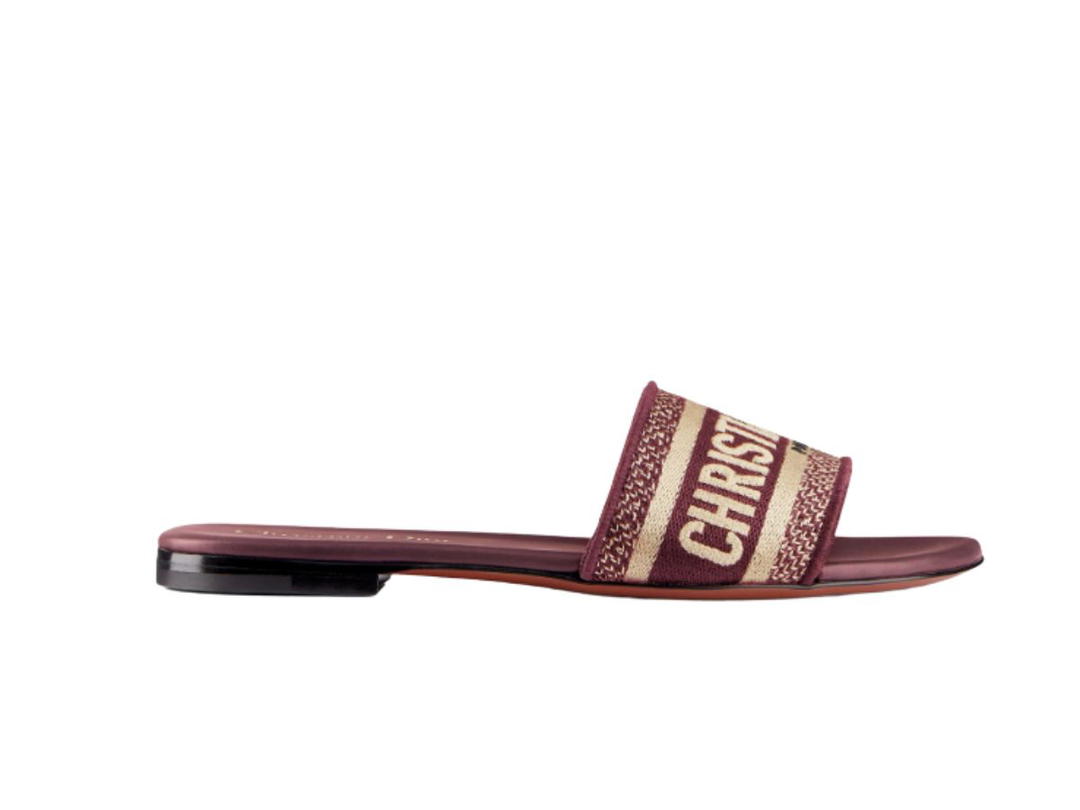 Dior Dior Dway Slide Burgundy