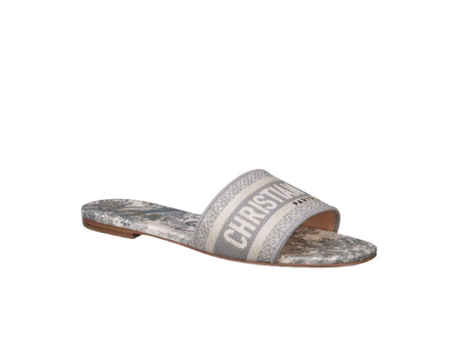 Dior Dior Dway Slide Gray Toile de Jouy - view 2