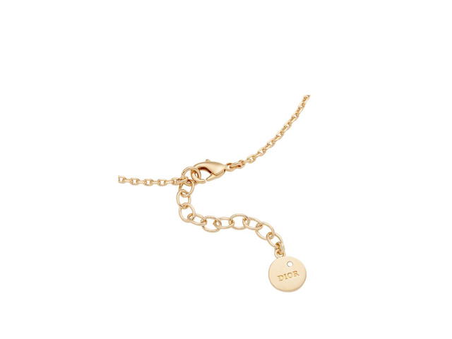 Dior Dior Evolution Necklace Gold-Finish Metal And White Crystals - view 3