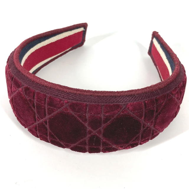 Dior Dior hair accessory Cannage Headband Hairband Velor wine-red - view 2