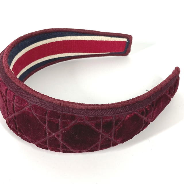 Dior Dior hair accessory Cannage Headband Hairband Velor wine-red - view 3