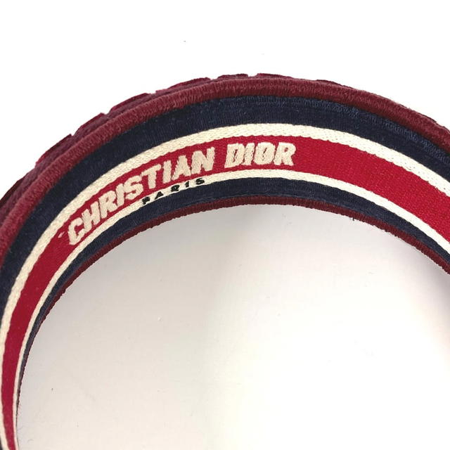Dior Dior hair accessory Cannage Headband Hairband Velor wine-red - view 5