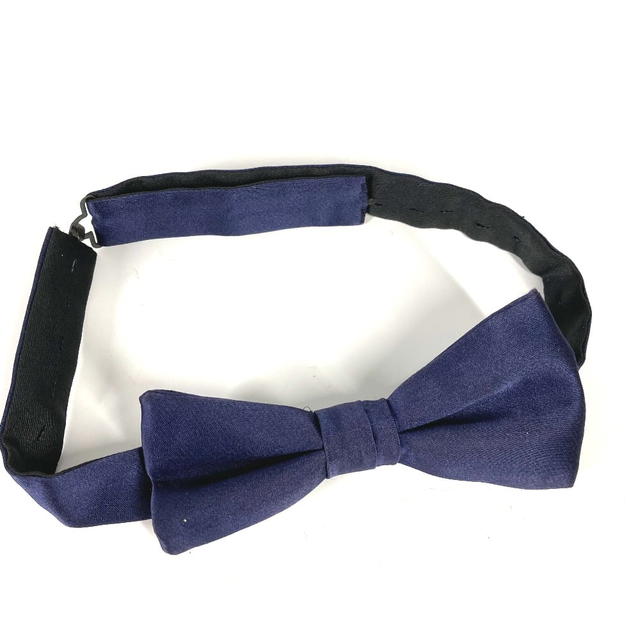 Dior DIOR HOMME Ribbon Butterfly Necktie silk Navy Unused - view 2