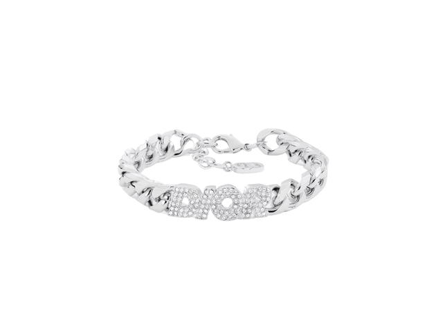 Dior Dior Italic Chain Link Bracelet In Silver-Finish Brass - view 1