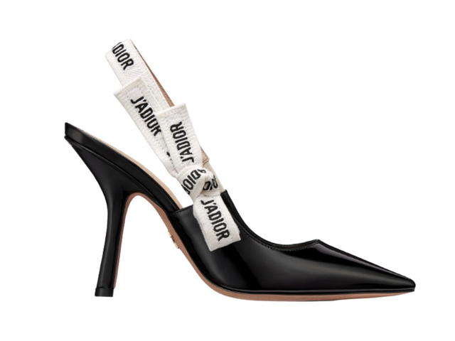 Dior Dior J'Adior Slingback Pump Black Calfskin (10 cm) - view 1