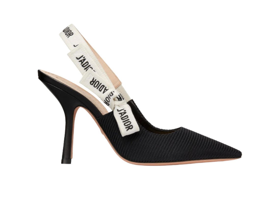Dior Dior J'Adior Slingback Pump Black Fabric (10 cm)