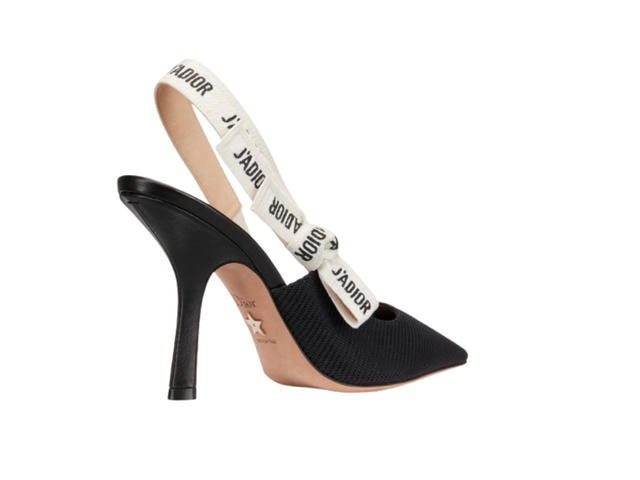 Dior Dior J'Adior Slingback Pump Black Fabric (10 cm) - view 3