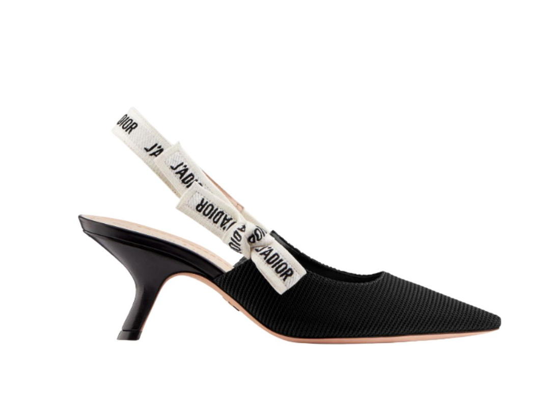 Dior Dior J'Adior Slingback Pump Black Fabric