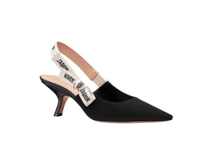 Dior Dior J'Adior Slingback Pump Black Fabric - view 2