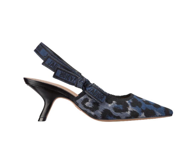 Dior Dior J'Adior Slingback Pump Blue Black Mizza - view 1