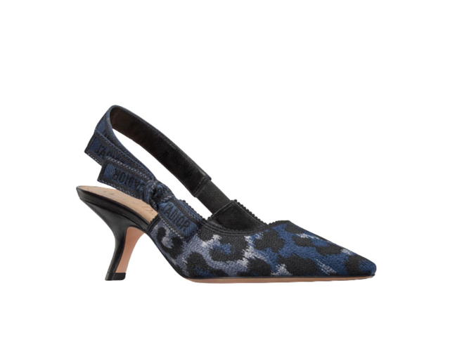 Dior Dior J'Adior Slingback Pump Blue Black Mizza - view 2