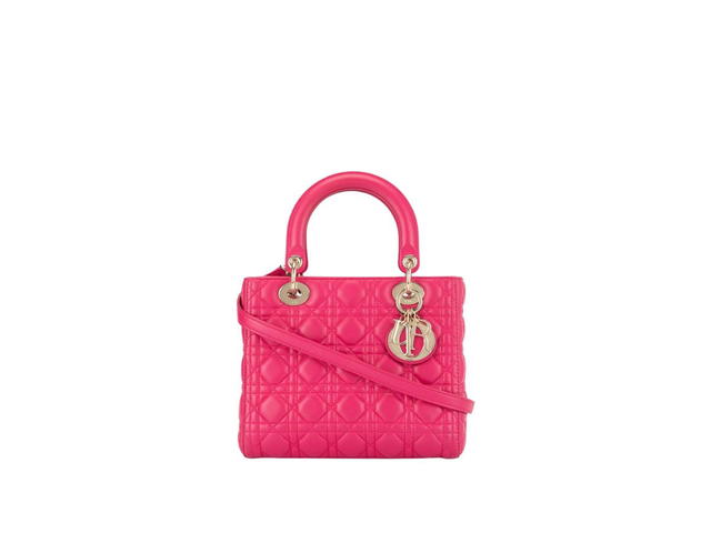 Dior Dior Lady Dior Cannage 2way Hand Bag Pink - view 1