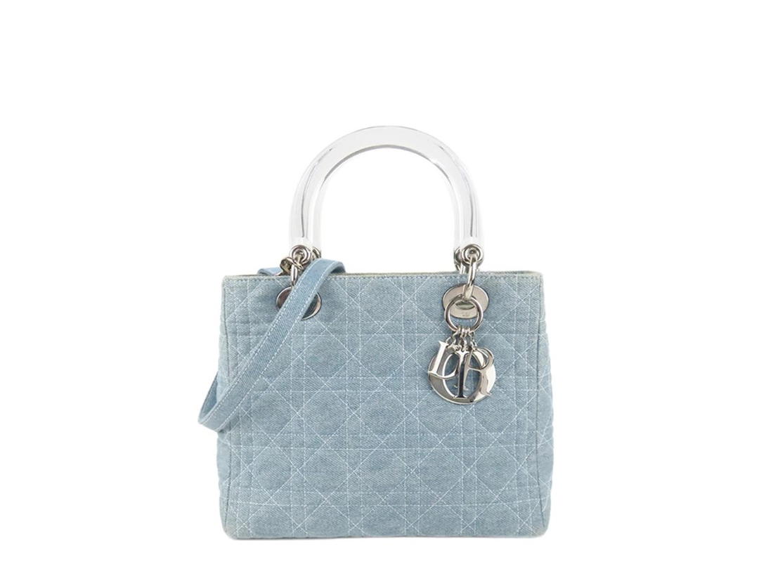 Dior Dior Lady Dior Medium Bag Cannage Denim