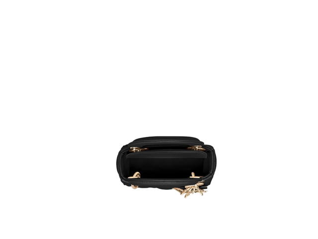 Dior Dior Lady Dior Micro Bag In Black Cannage Lambskin With Metal Hardware - view 3