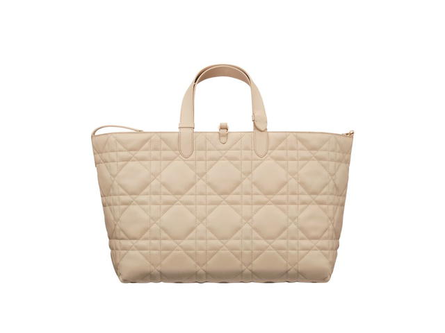 Dior Dior Large Dior Toujours Bag In Powder Beige Macrocannage Calfskin - view 3