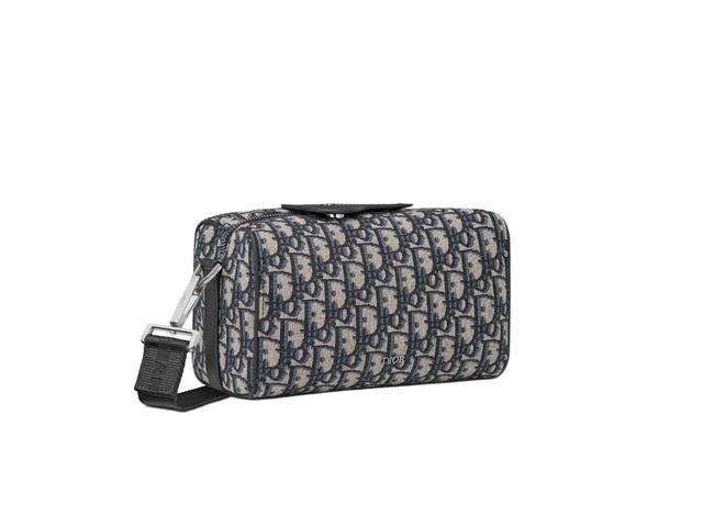 Dior Dior Lingot 22 Bag Beige and Black Dior Oblique Jacquard - view 2