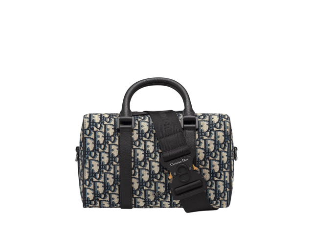 Dior Dior Lingot 26 Bag In Beige And Black Dior Oblique Jacquard - view 1