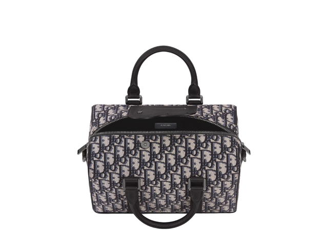 Dior Dior Lingot 26 Bag In Beige And Black Dior Oblique Jacquard - view 3