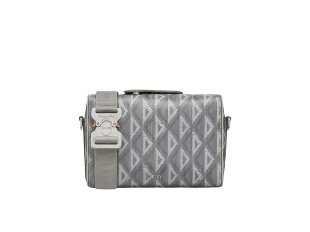 Dior Dior Lingot Pouch In Dior Gray CD Diamond Canvas And Smooth Calfskin - view 1