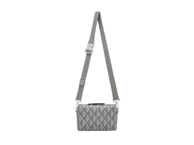 Dior Dior Lingot Pouch In Dior Gray CD Diamond Canvas And Smooth Calfskin - view 3
