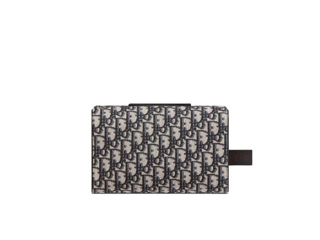 Dior Dior Lingot Toiletry Bag In Beige And Black Dior Oblique Jacquard - view 4