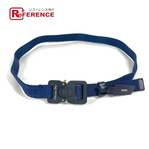 Buy Dior Logo Gacha Belt  belt Canvas Navy at Sasom – Authentic and Ready to Ship