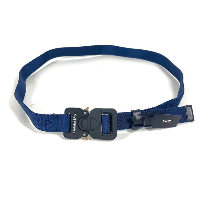 Dior Dior Logo Gacha Belt  belt Canvas Navy - view 2