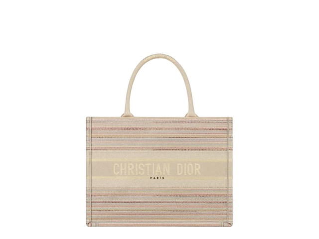 Dior Dior Medium Book Tote Embroidered With Metallic Threads Multicolor - view 1